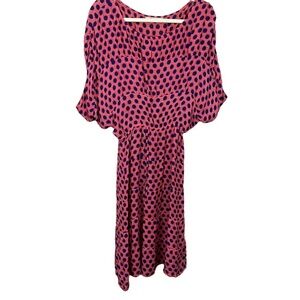 Tucker Silk Polka Dot Midi Dress